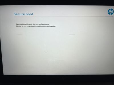 Cannot disable secure boot to install Linux - HP Support Community - 8475026