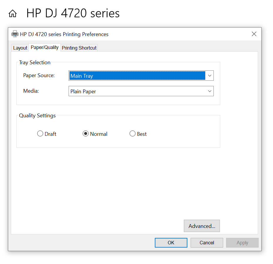 Solved: No color option in the dialog box - HP Support Community - 8477939