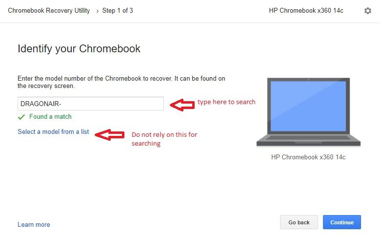Steps on how to fix “Chrome OS is missing or damages” using ... - HP  Support Community - 8483489