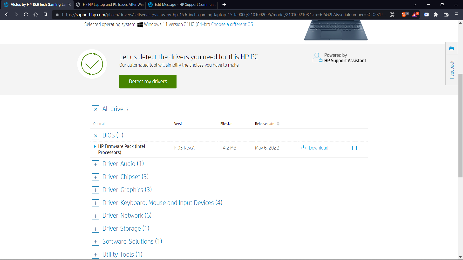 Laptop Black Screen on Boot HP Support Community 8485043