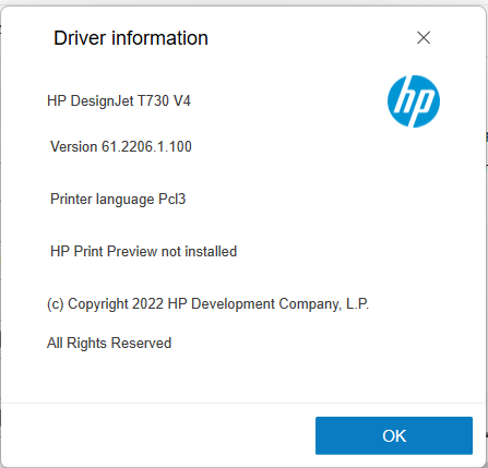 Can't install the PCL3 driver for the HP DesignJet T730 - HP Support  Community - 8493441