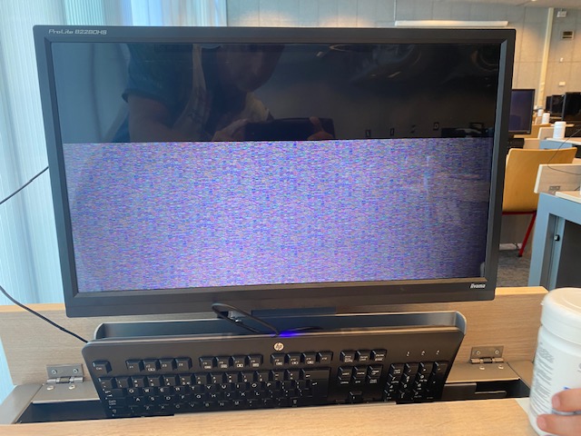 locked screen on startup of the random mini-PC's in big exam... - HP ...