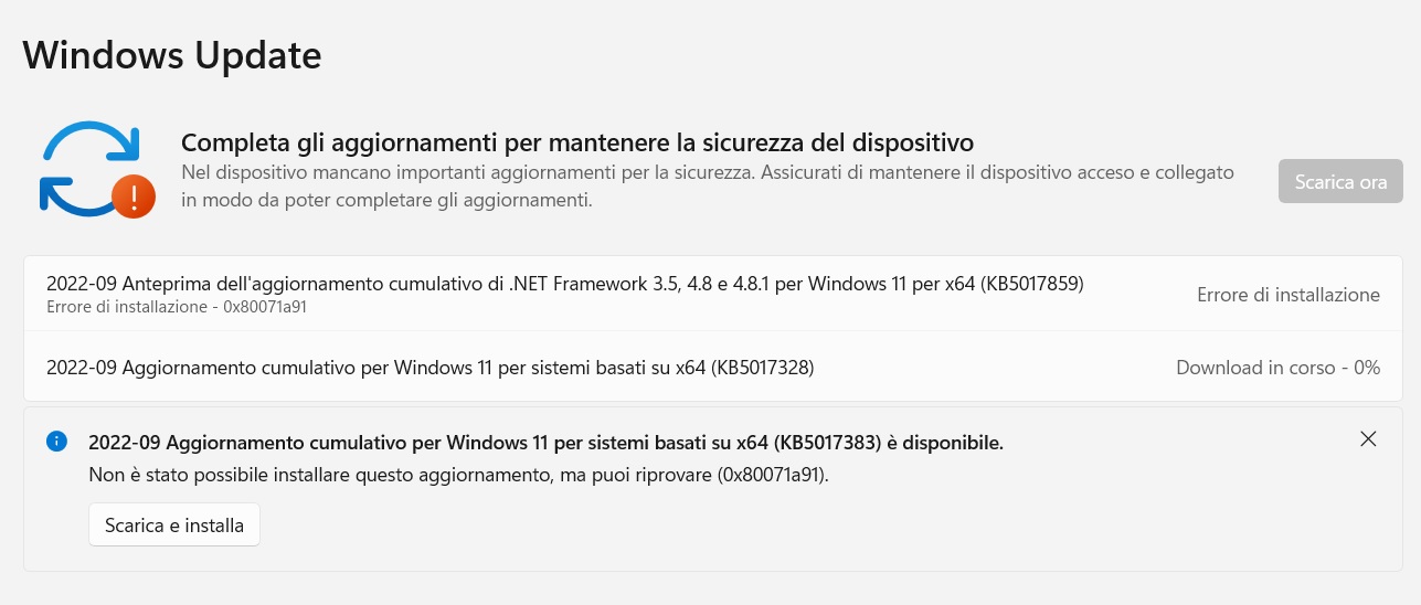 Windows Update Error - HP Support Community - 8501438