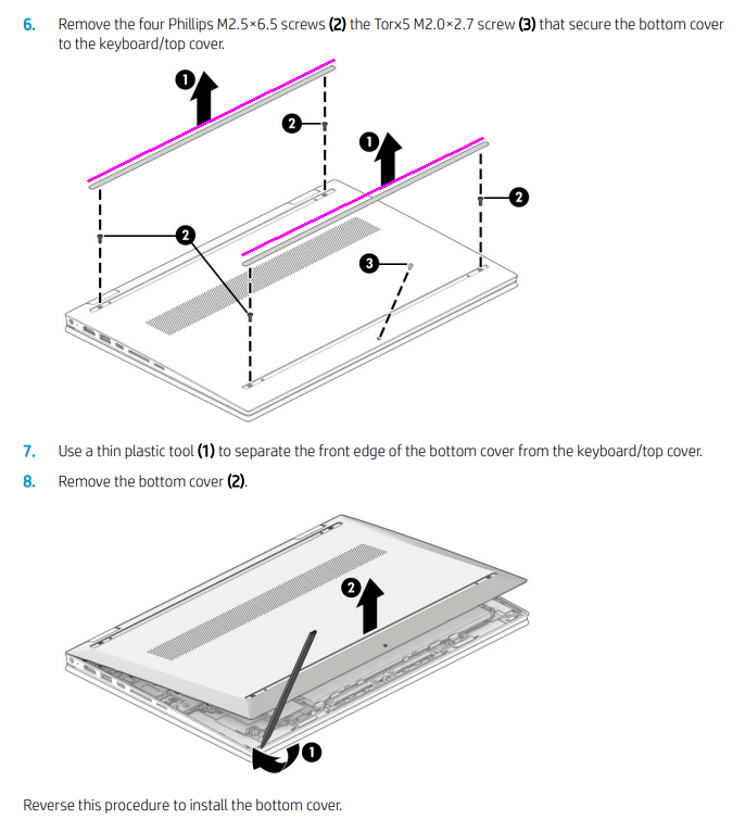 Solved: Need Service Manual For HP Pavilion X360 M Convertible 14m-d ...