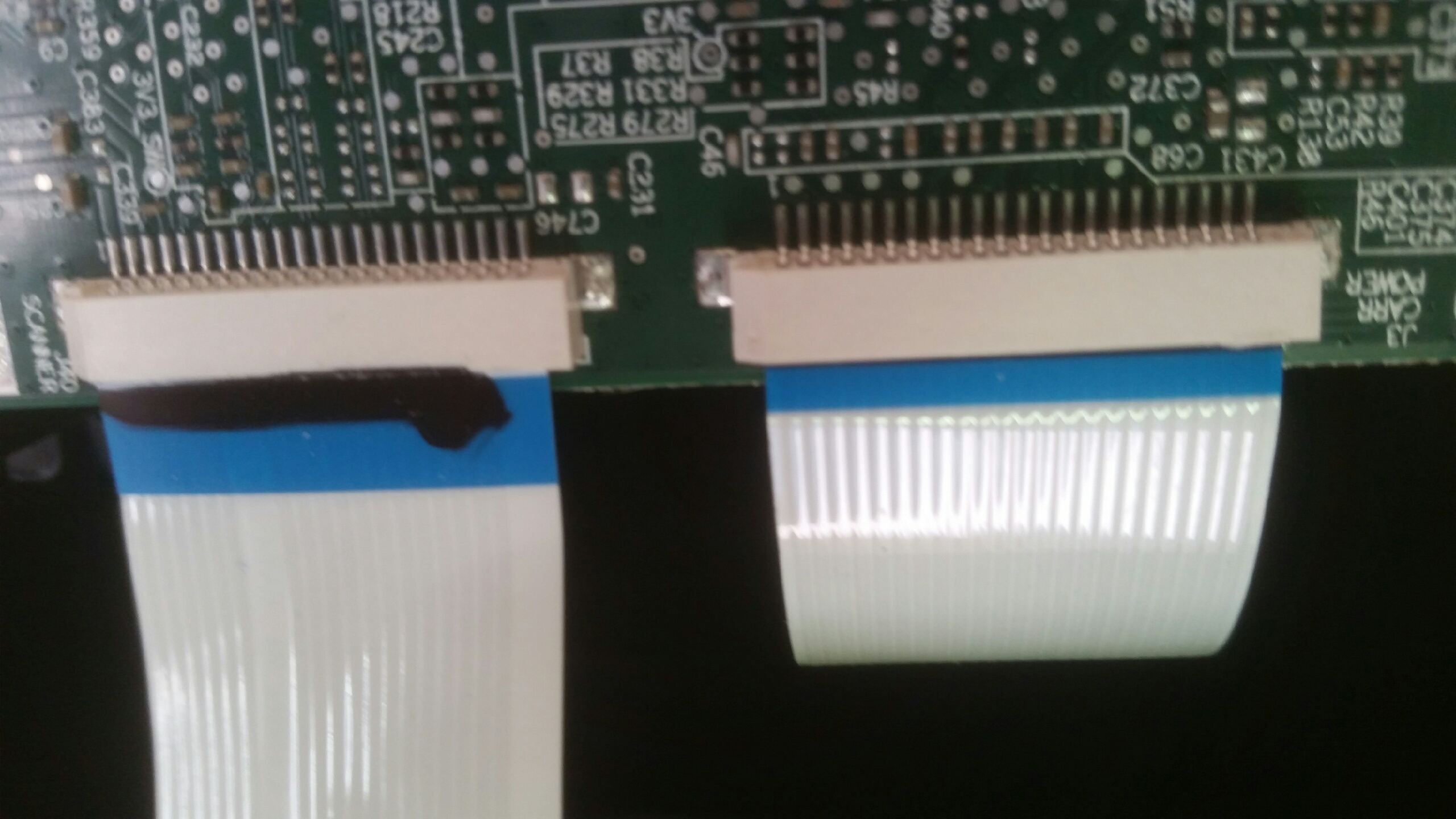 How to remove ribbon connector from board HP Support Community 8517467