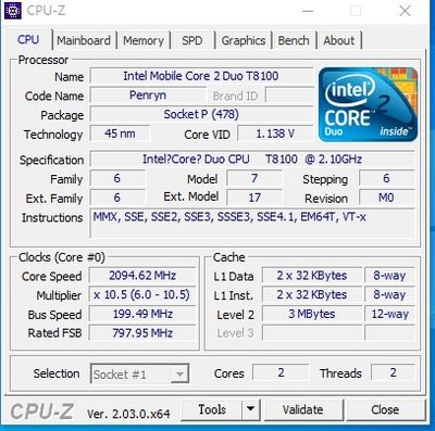 Solved: Compaq Pesario V3700 processor T8100 upgrade - HP Support Community  - 8518703
