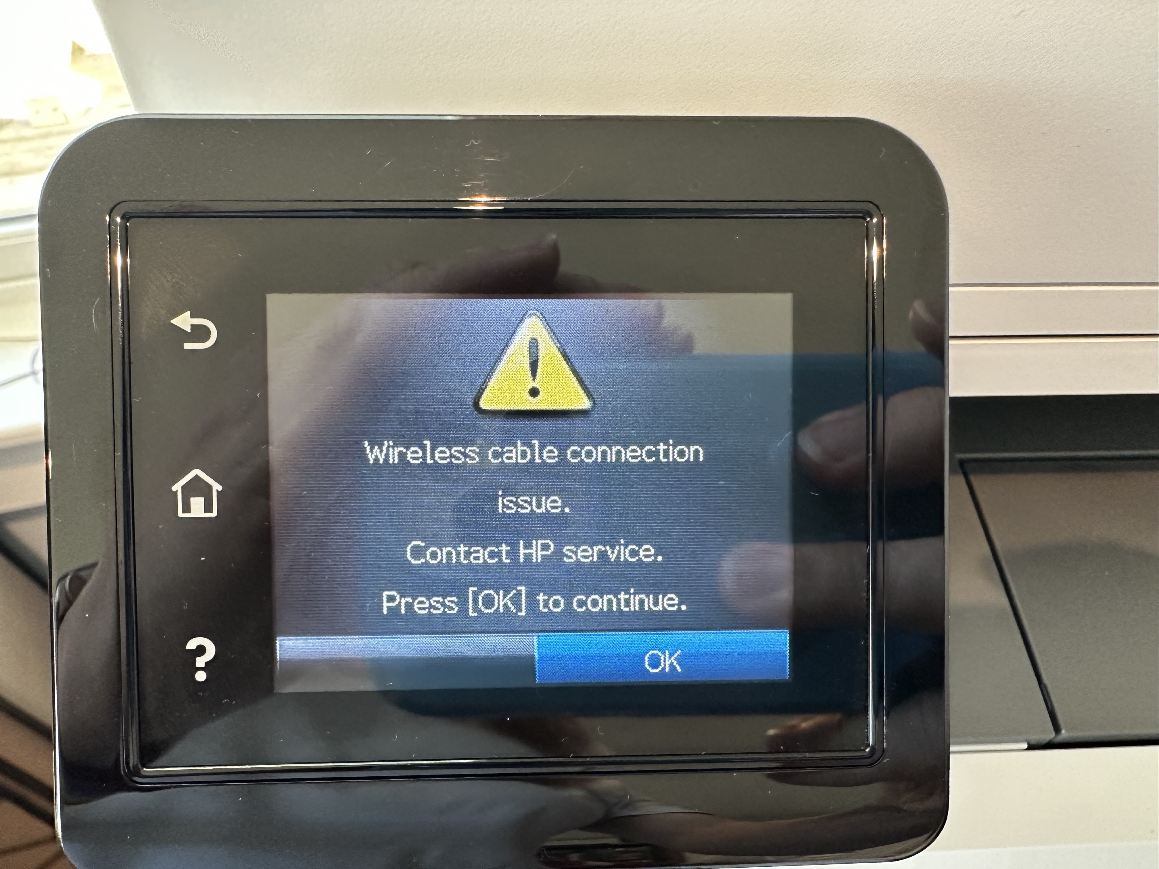 Color LaserJet Pro MFP-M281fdw shows 49 Service Error after ... - HP  Support Community - 8518589