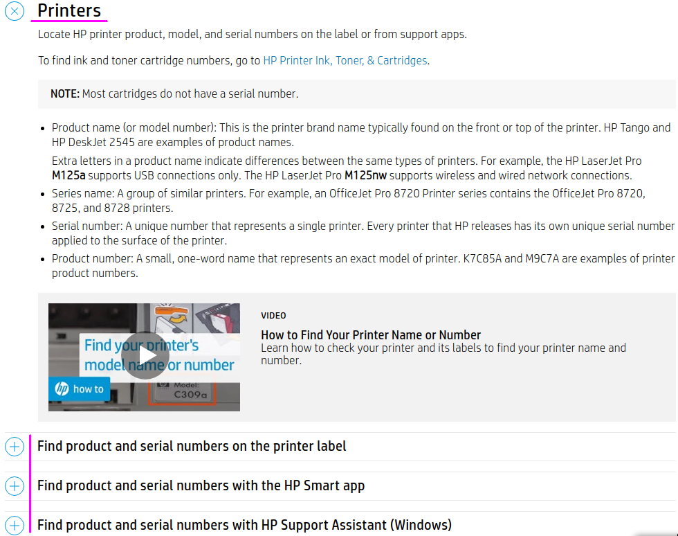 where do i find a serial number for a HP office jet 6958 - HP Support ...