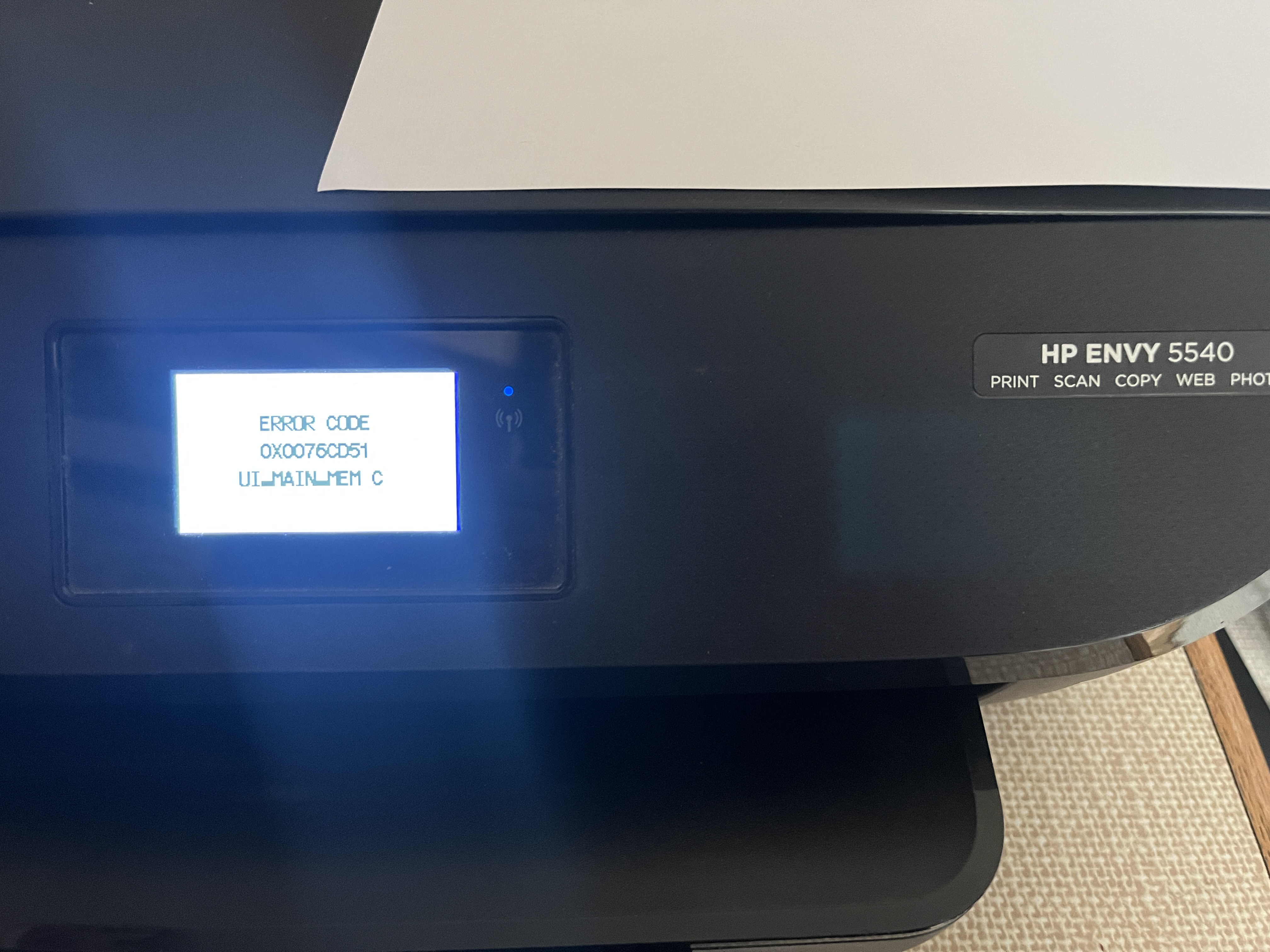 Printer - ENVY 5540 cannot print as printer longe... HP Support Community - 8534207
