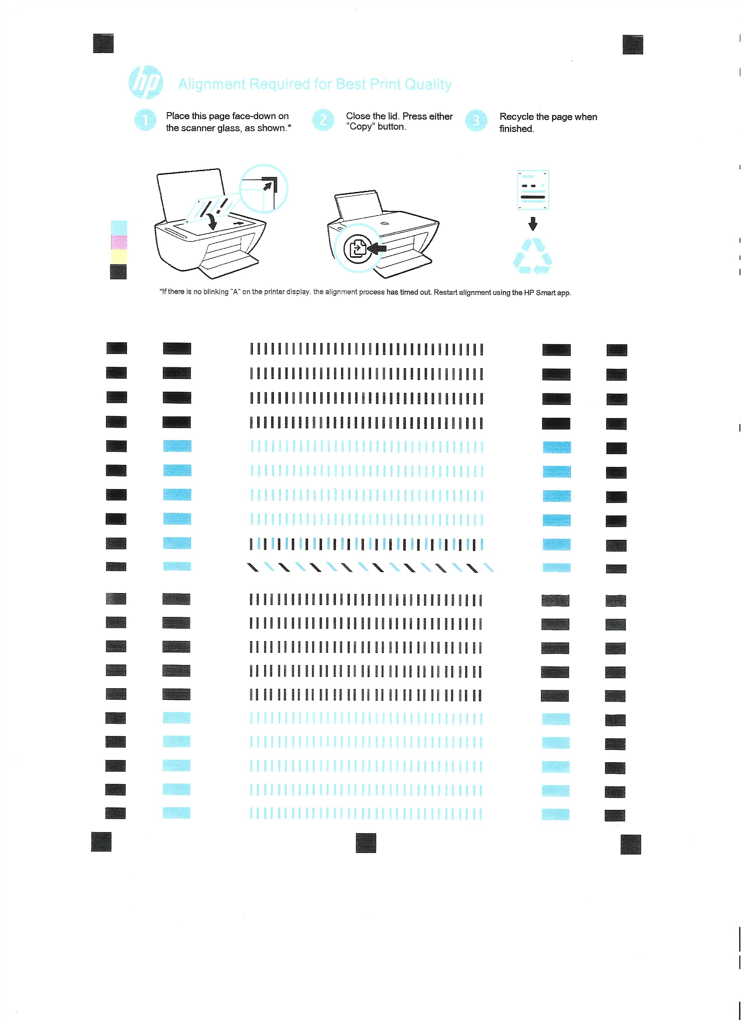 The printed document shifted to the left - HP Support Community - 8534503