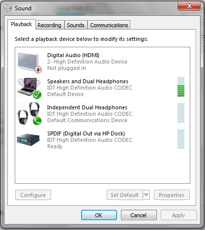 Audio not working after clean install of windows 7 - pavilio... - HP  Support Community - 1822281