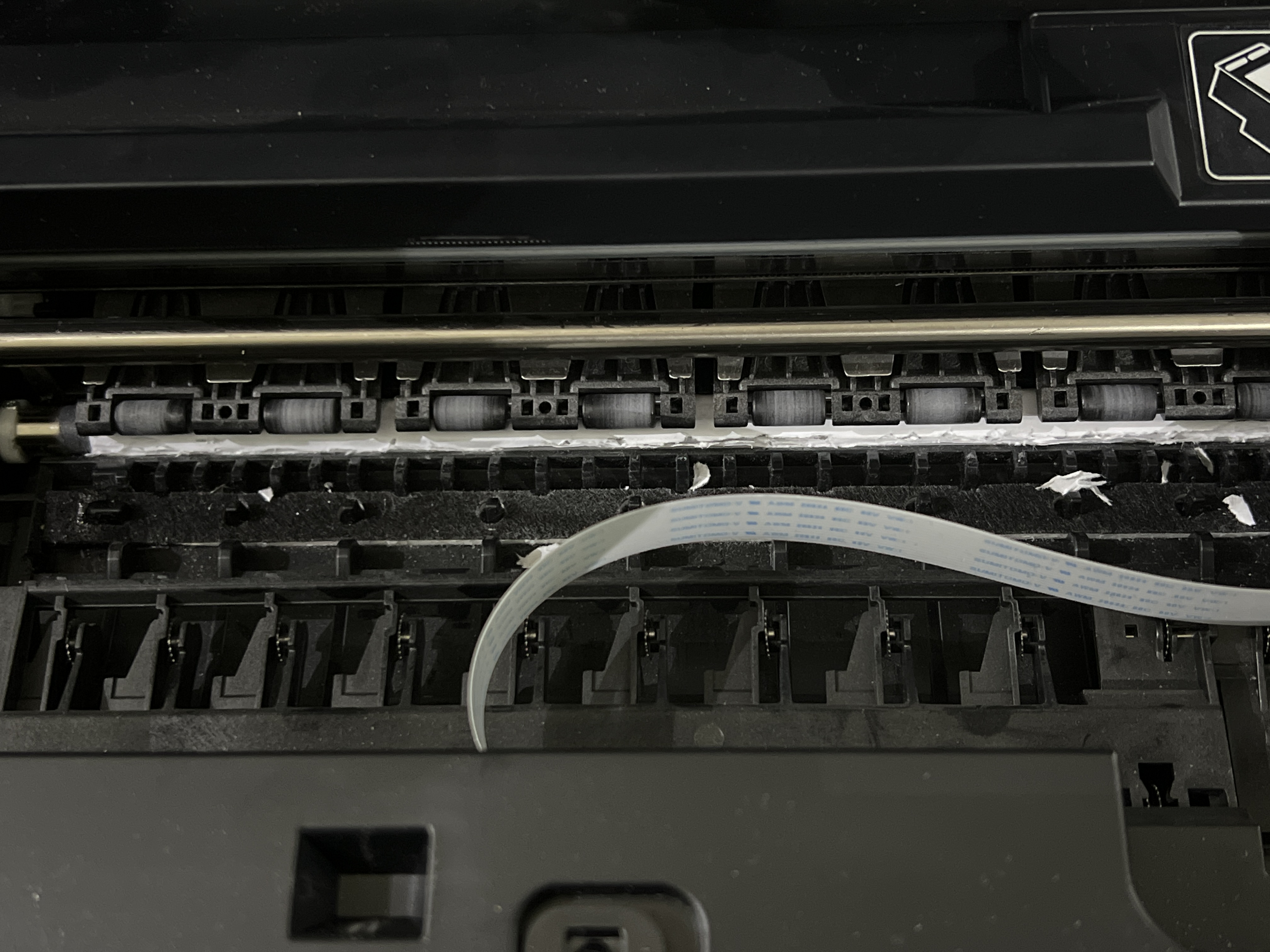 Paper jam in the printer - HP Support Community - 8542507