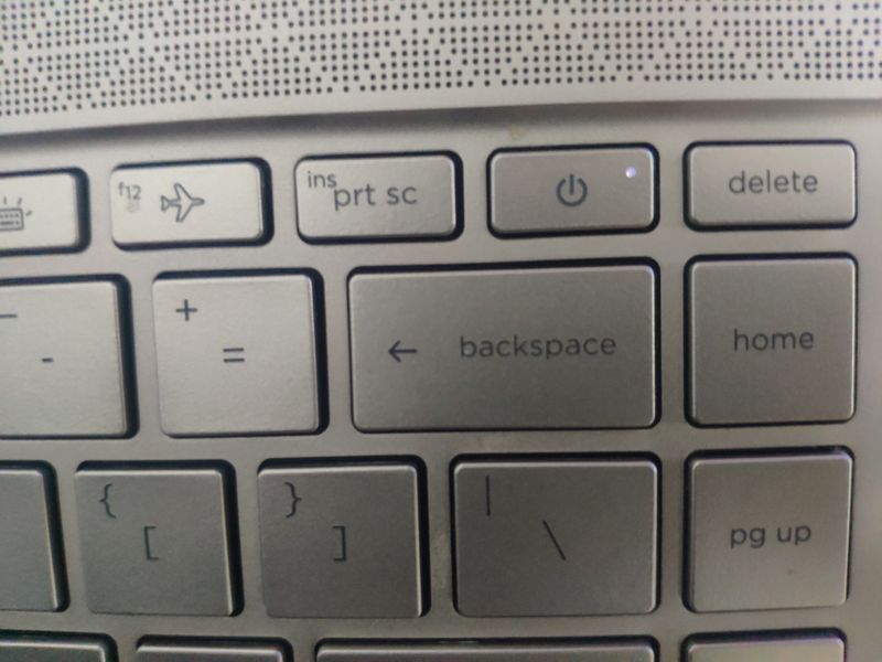 The Power Button with the light