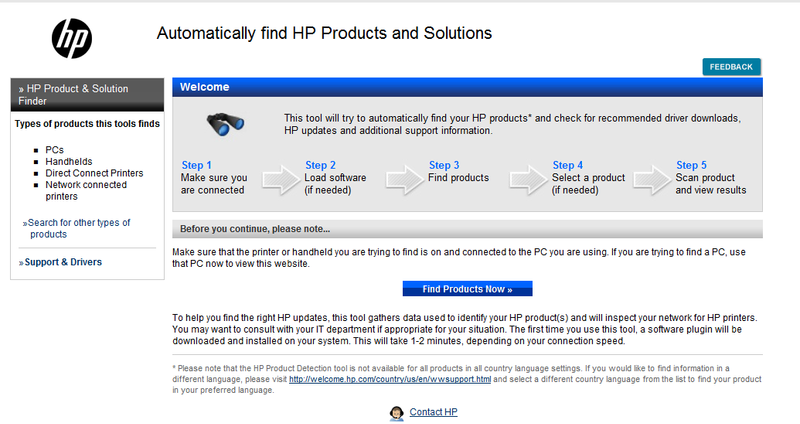 Automatically find HP Products and Solutions.PNG