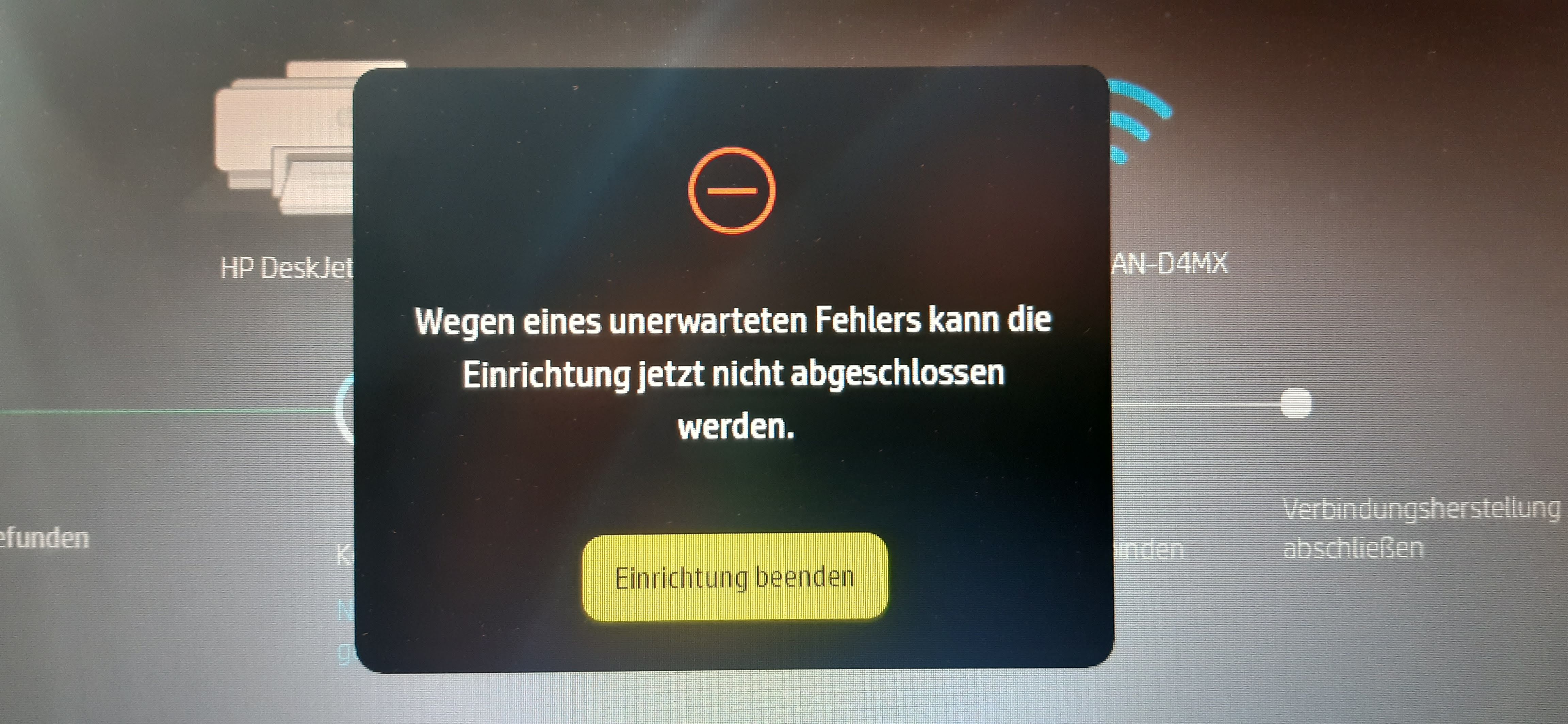 Printer won't connect to WiFi - HP Support Community - 8583747