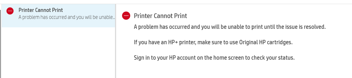 Solved: Unable to print until issue with HP cartridge is resolved - HP ...