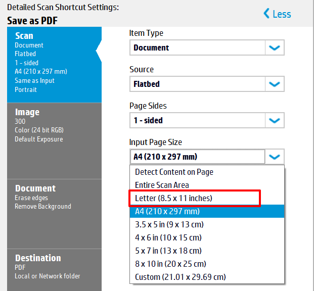 Solved: Legal size doc scanned PDF cut off at bottom. - HP Support ...