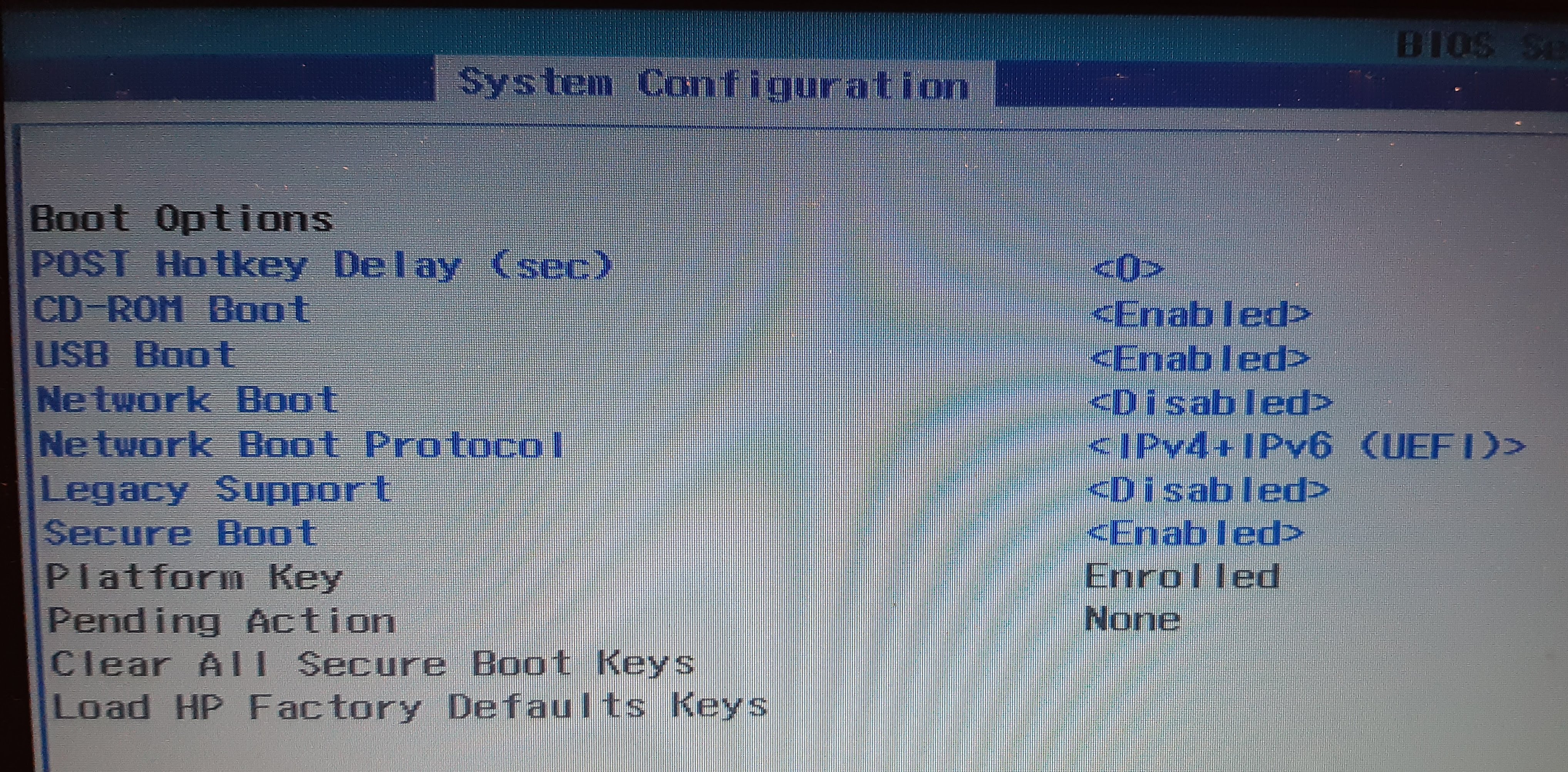 Uefi] Secure boot keys options - HP Support Community - 8595481