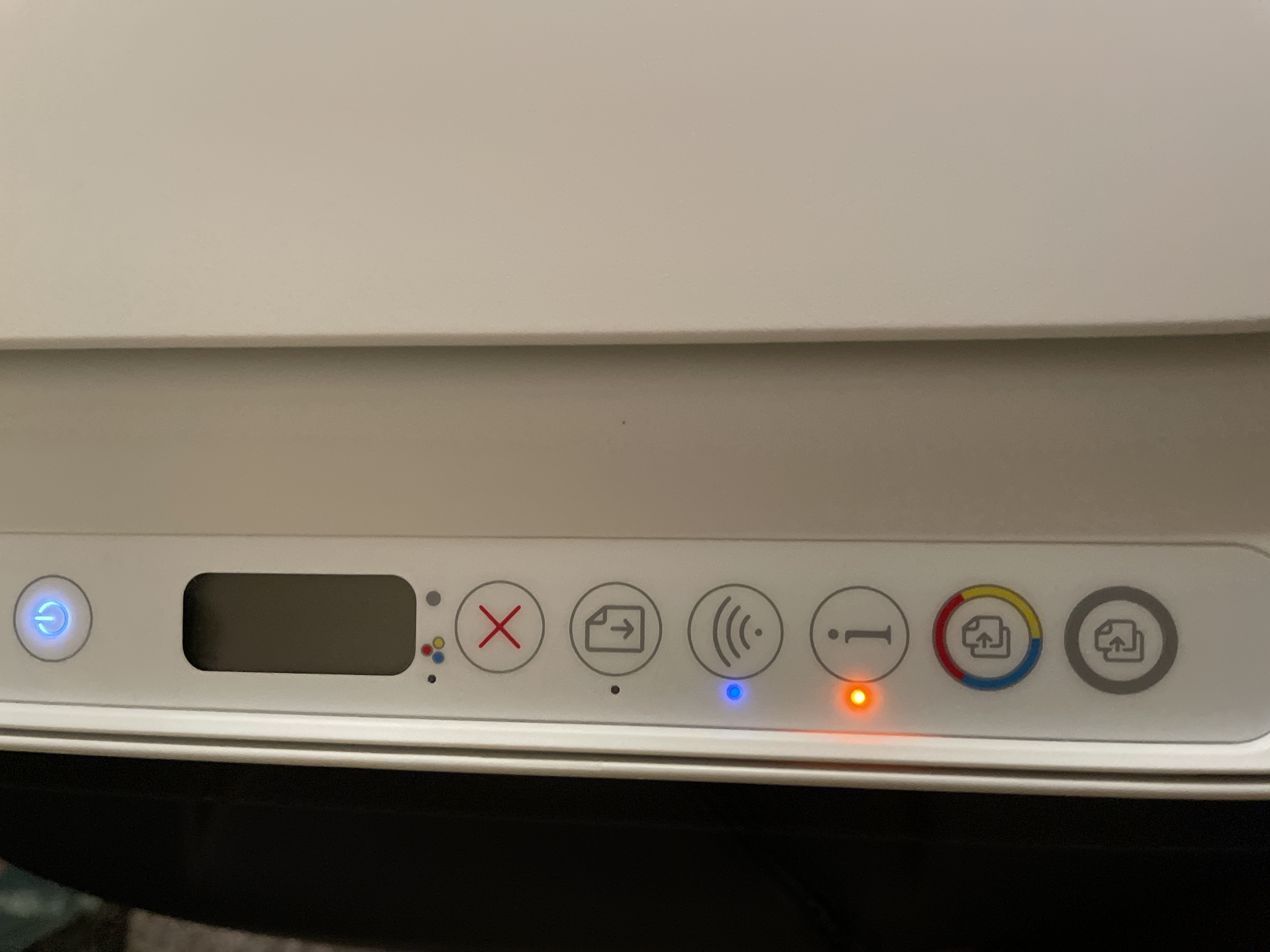 is lit up on my desk jet printer - HP Support Community - 8599469