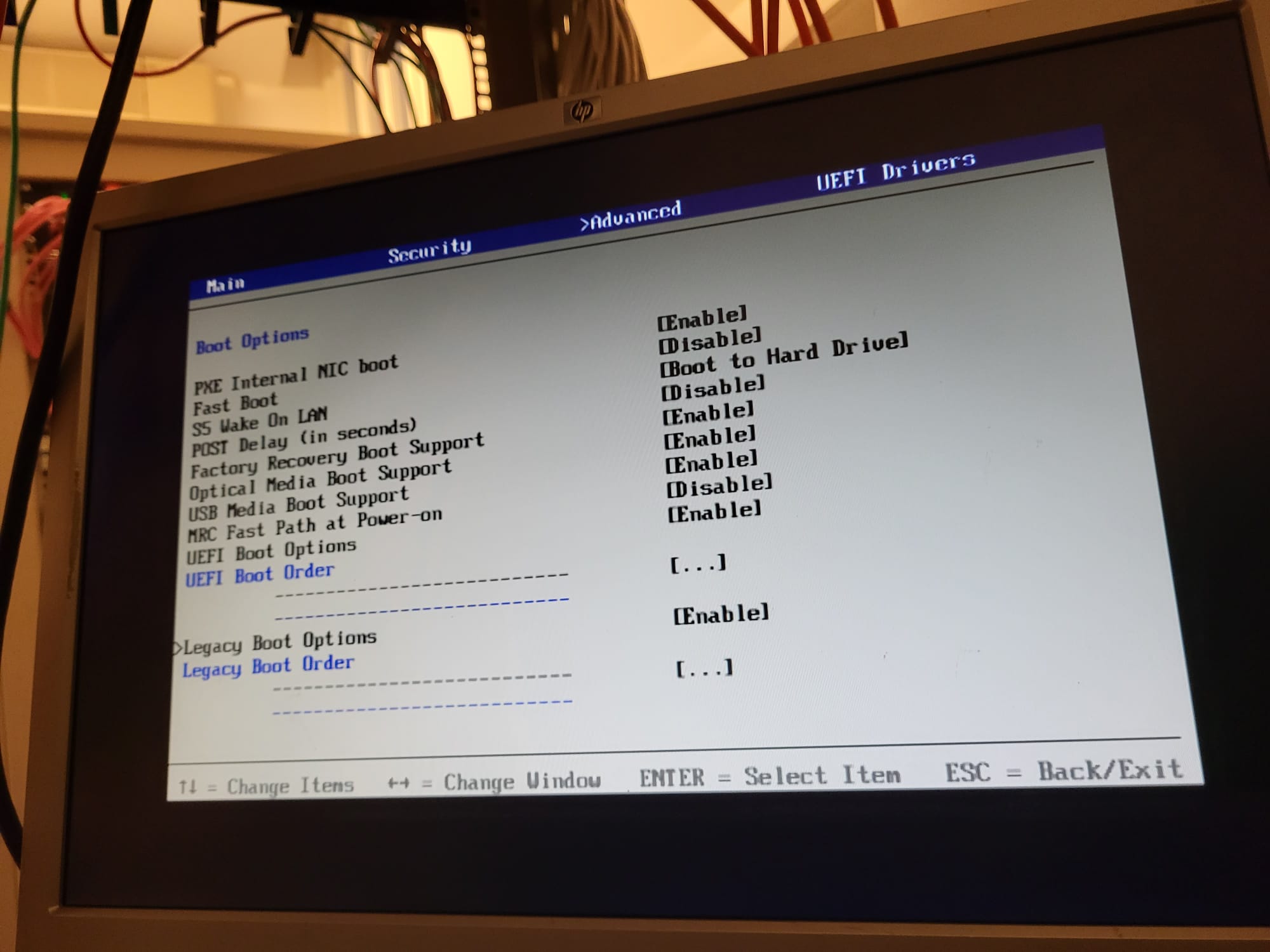 hp z840 strange bios behavior after update. HP Support Community