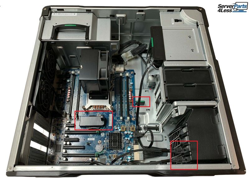 Z640 motherboard removal - HP Support Community - 8609983