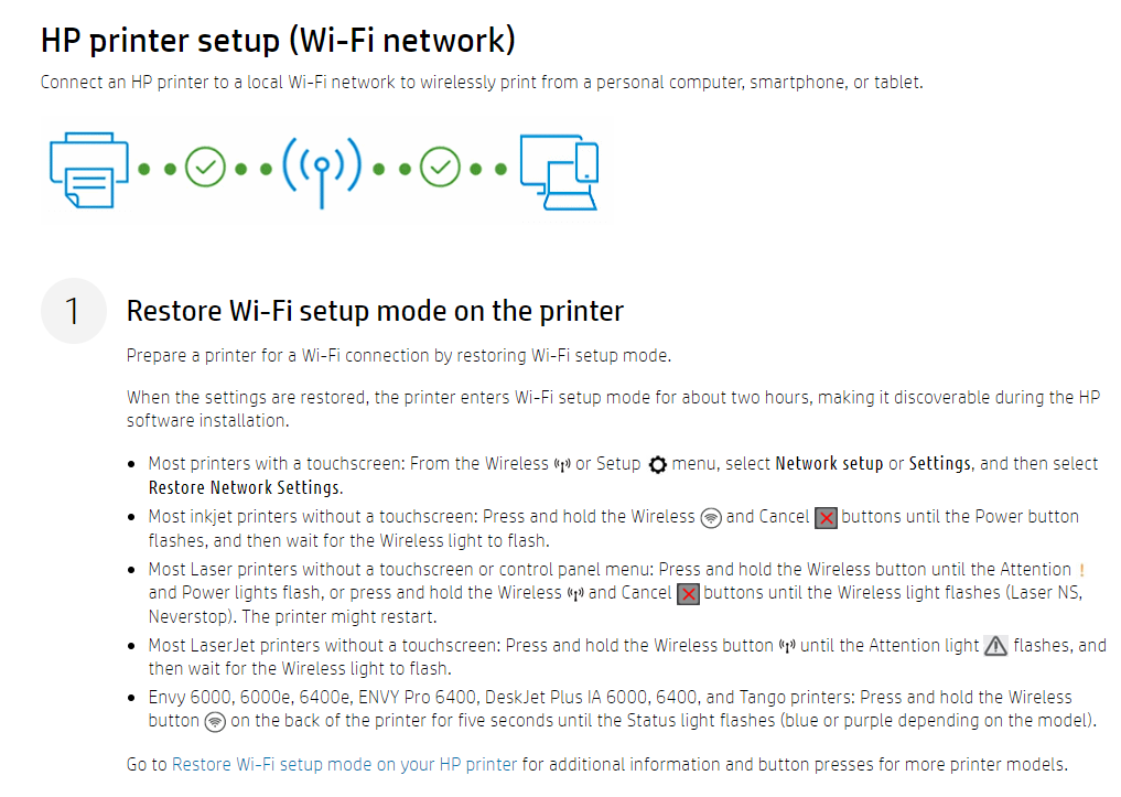 Envy Pro 6400 won't connect to new wifi HP Support Community 8423009
