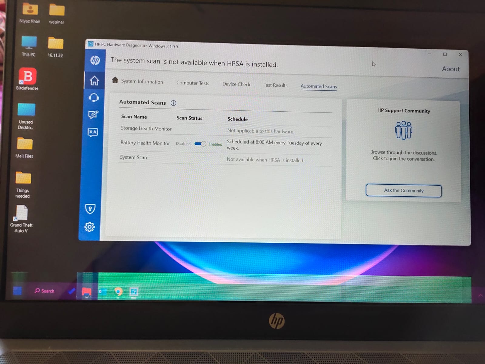 Display issue hp support community 8616203