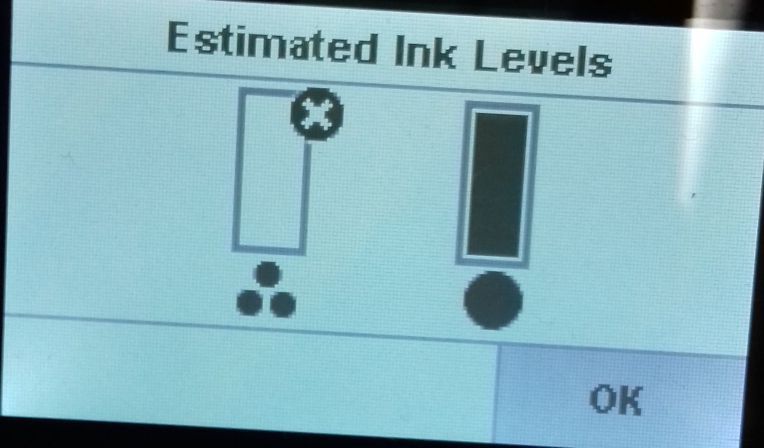 New ink cartridge not recognized HP Support Community 8617825