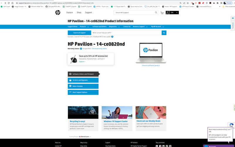 screenshot from Chrome browser