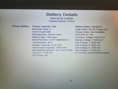 Weird Battery Behavior in HP Pavilion - 15-bc550na - HP Support ...