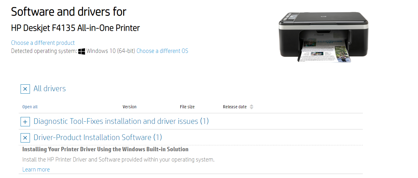 Solved: Drivers for HP Deskjet F4180 - HP Support Community - 8622736