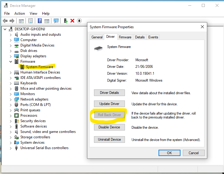 Solved: Firmware Rollback F.57 to F.55 