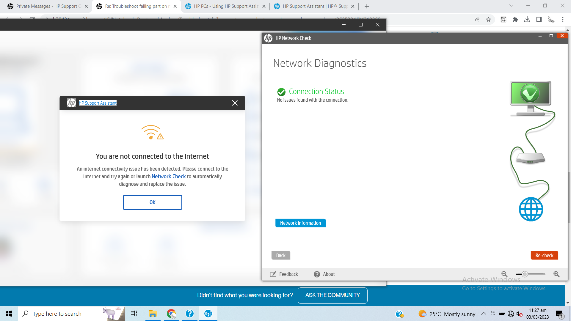 Troubleshoot failing part on my laptop so I can order a new ... - HP ...
