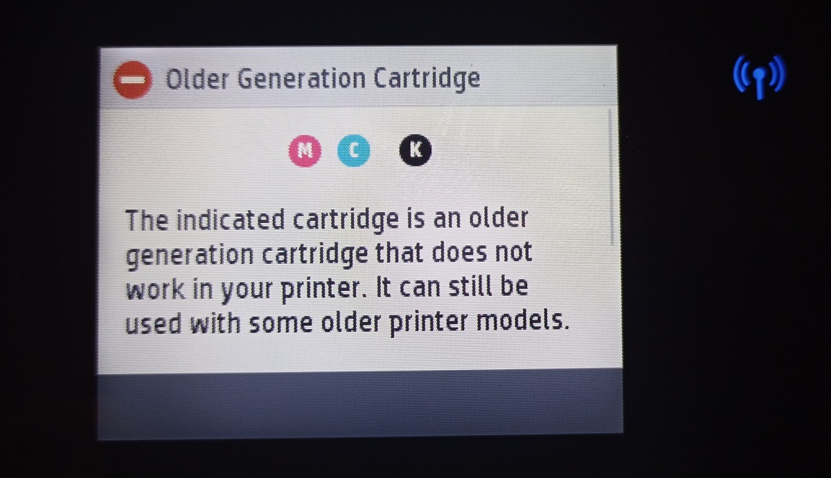 Solved OfficeJet 6978 screen blocked by error message HP Support