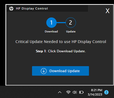 Why does this HP Display Control window keep popping up even... - HP ...