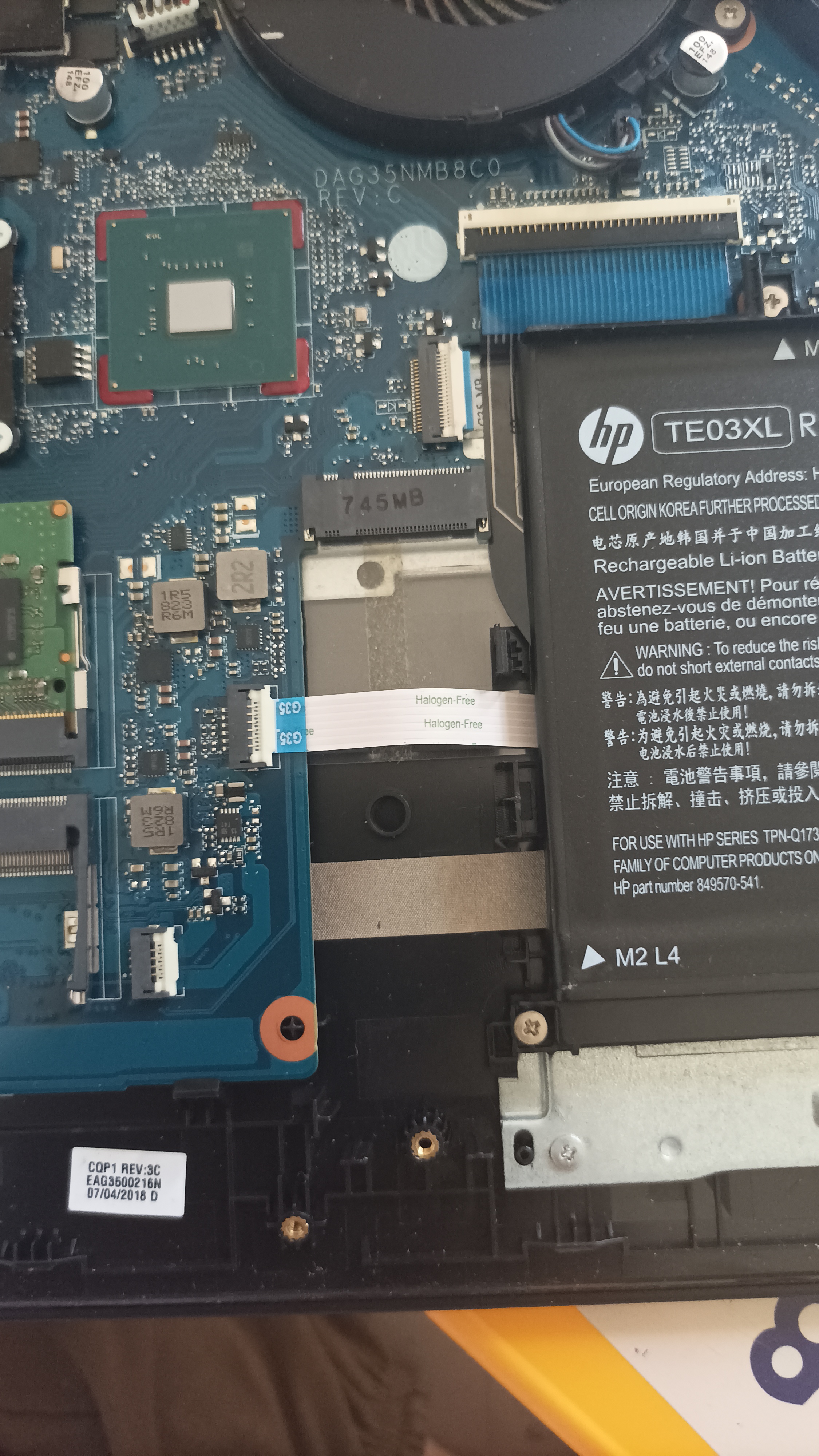 Solved: Location ssd m.2 for HP pavilion 15-bc403tx - HP Support Community  - 8641917