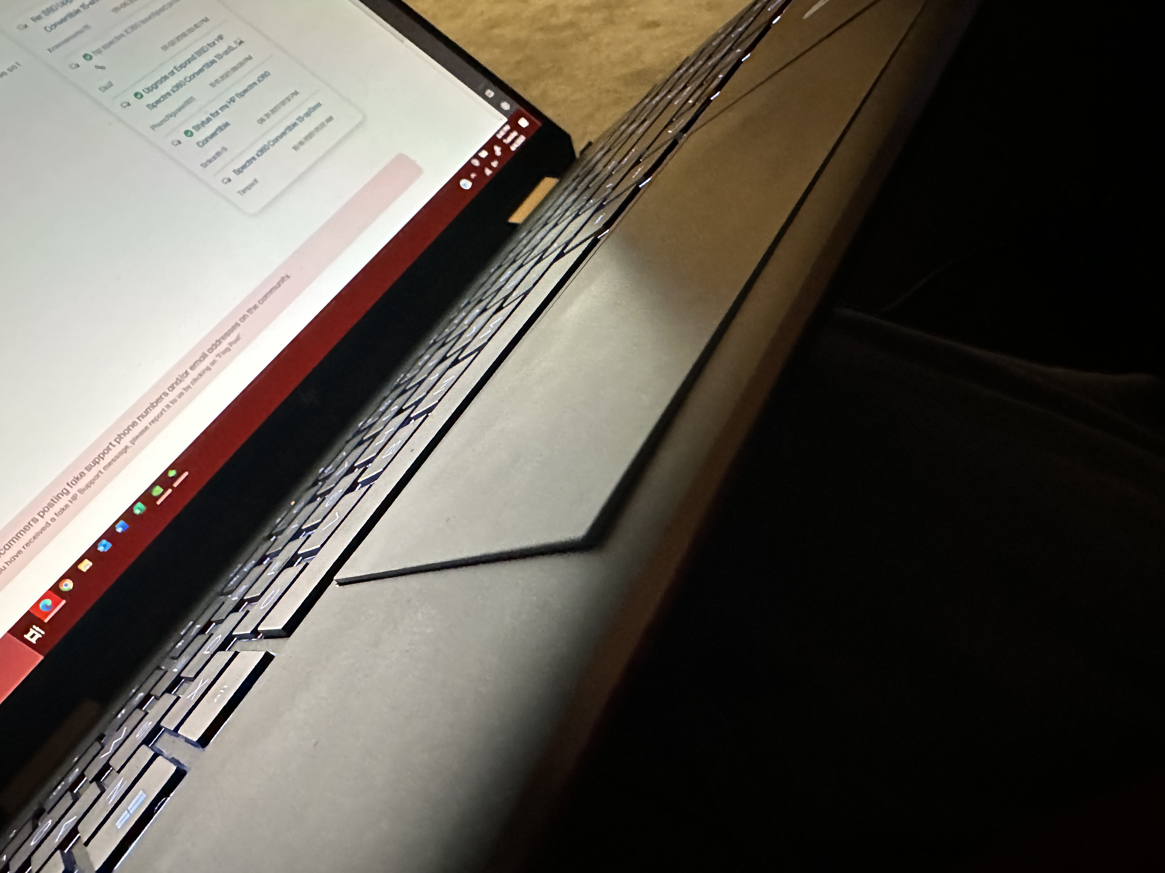 HP Spectre x360 Convertible 15eb0xxx Touchpad Popping out HP Support