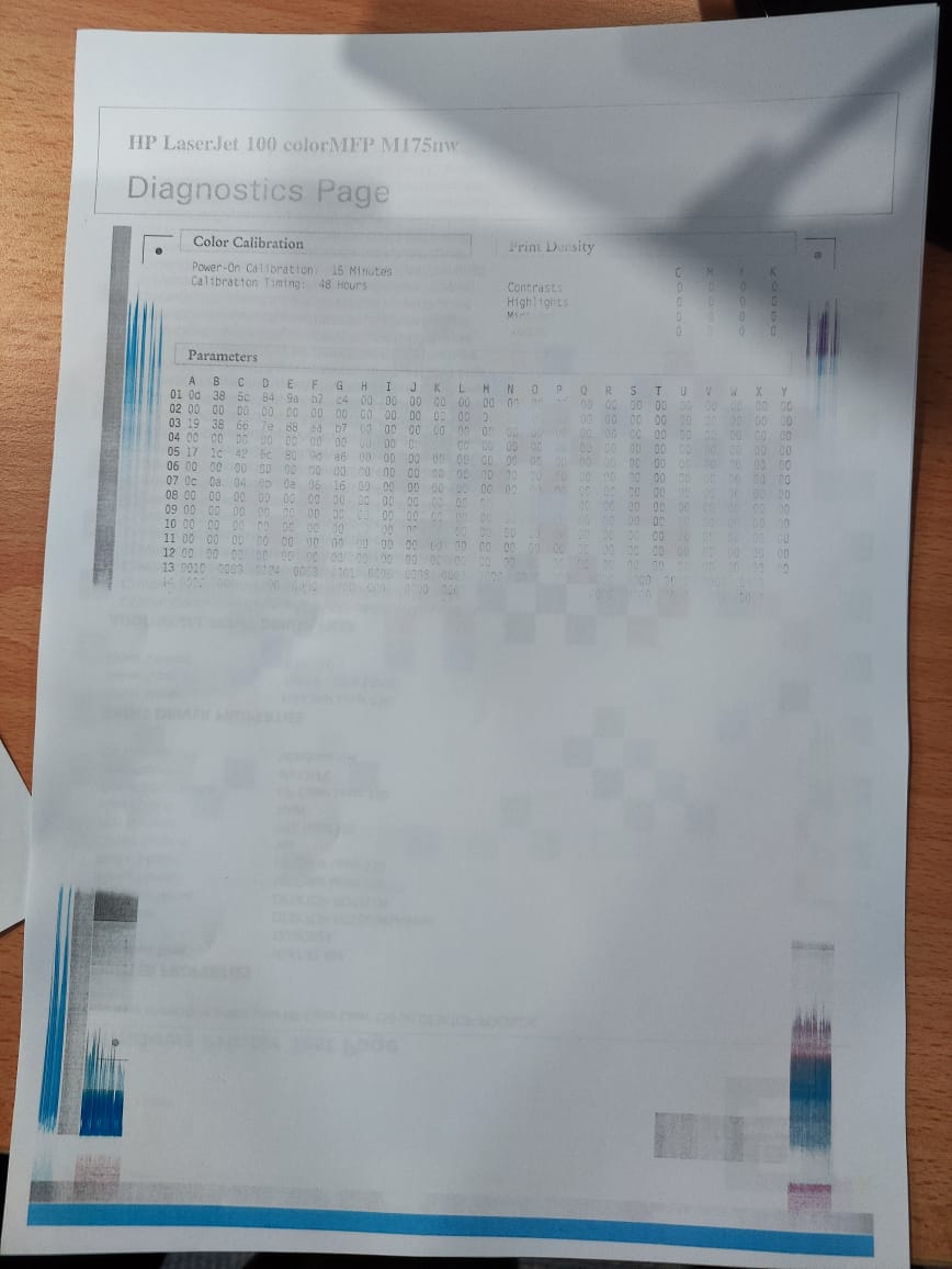 LaserJet 100 color MFP M175nw print quality faded HP Support