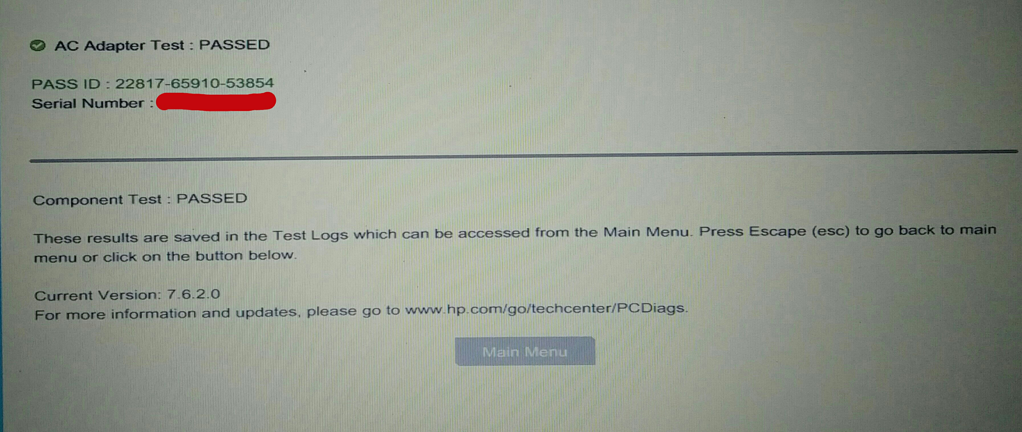 AC Power not detected - HP Support Community - 8654760