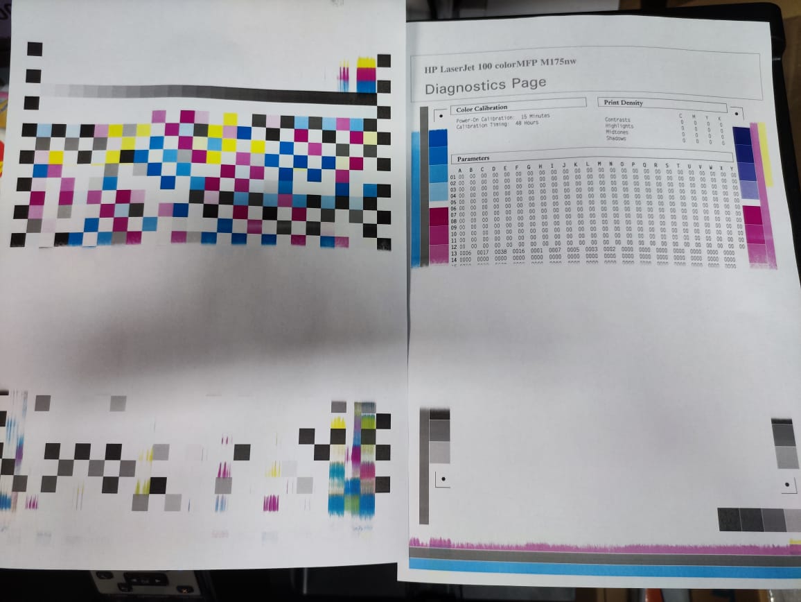 LaserJet 100 color MFP M175nw print quality faded HP Support