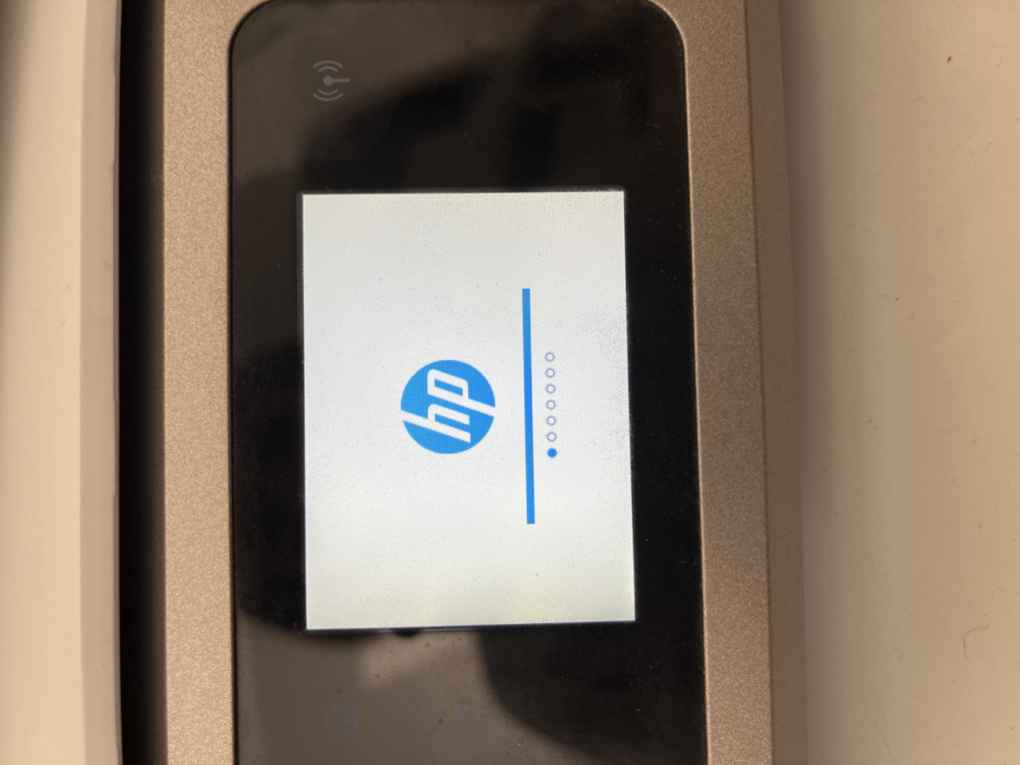 7134 printer won’t go off start up screen - HP Support Community - 8677571