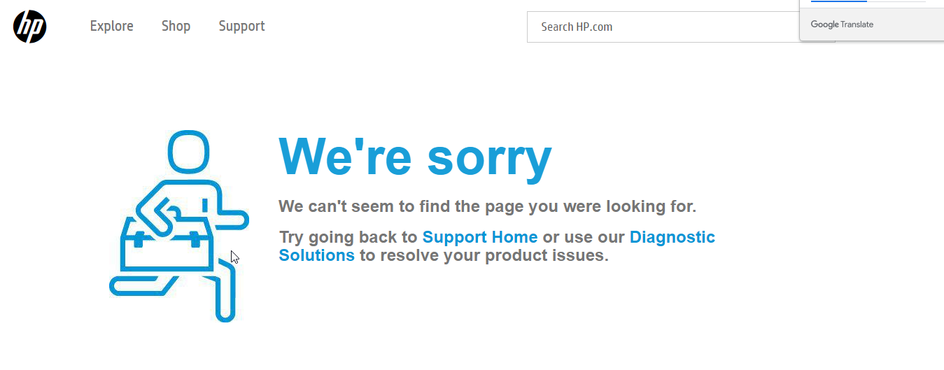 Download unsuccessful HP Support Community 8681307
