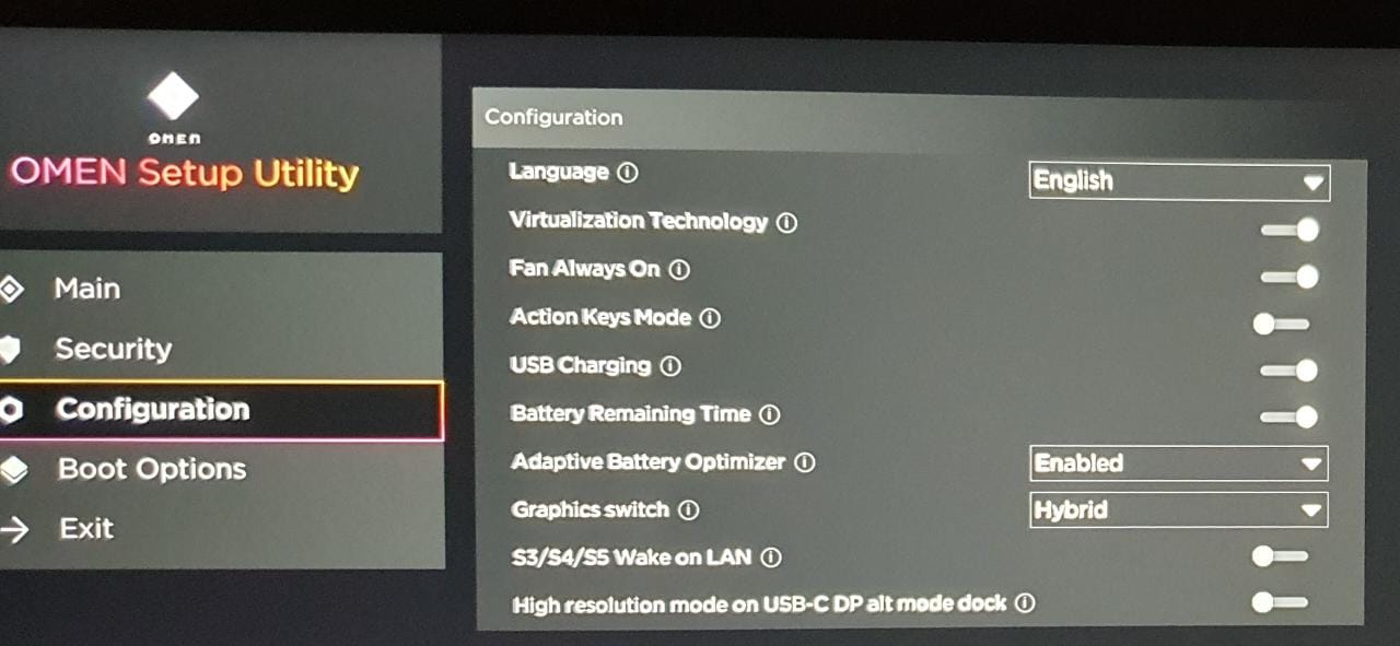 Battery charge limiting option HP Support Community 8685274