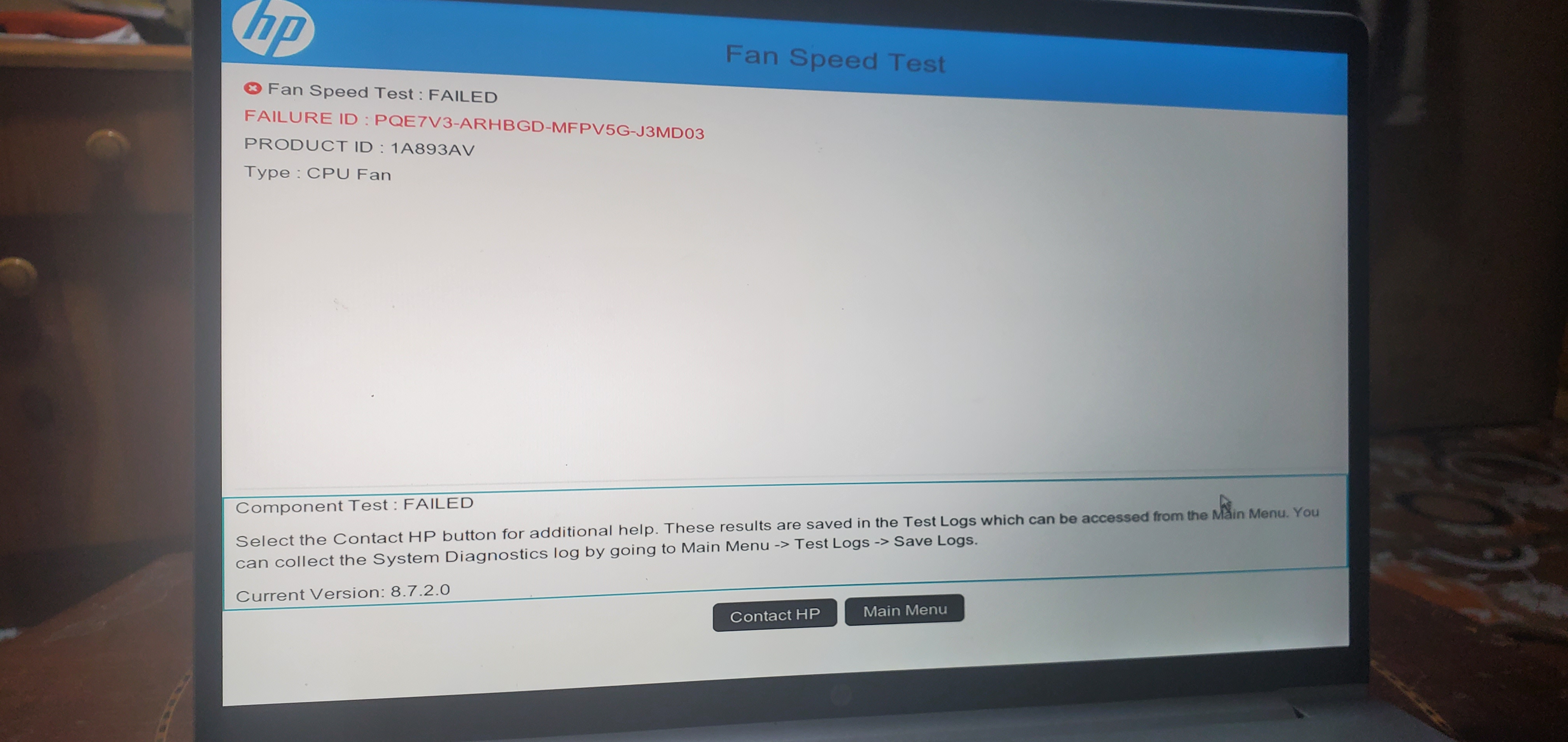Cpu fan not working... High temperature when using laptop HP Support Community 8692864