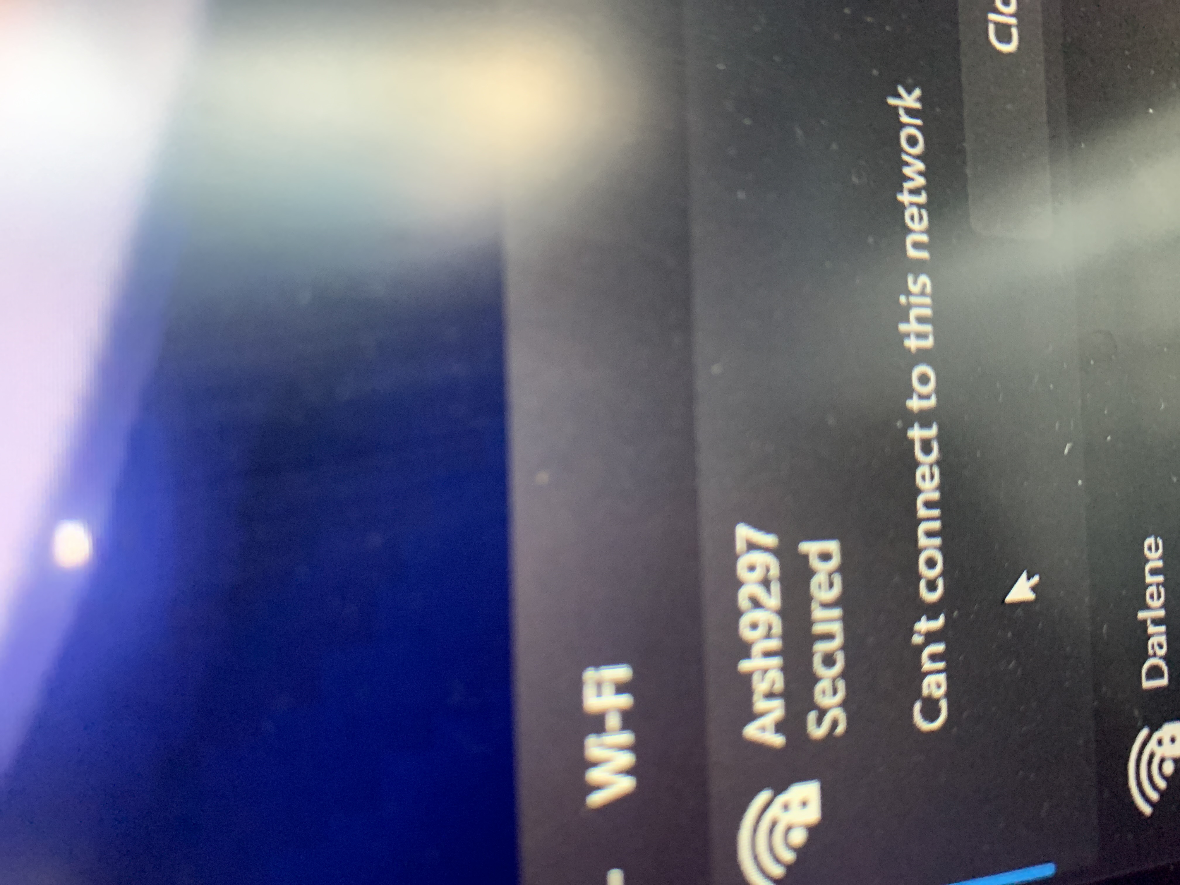 It shows my WiFi as secured but it doesn’t connect works wi... HP