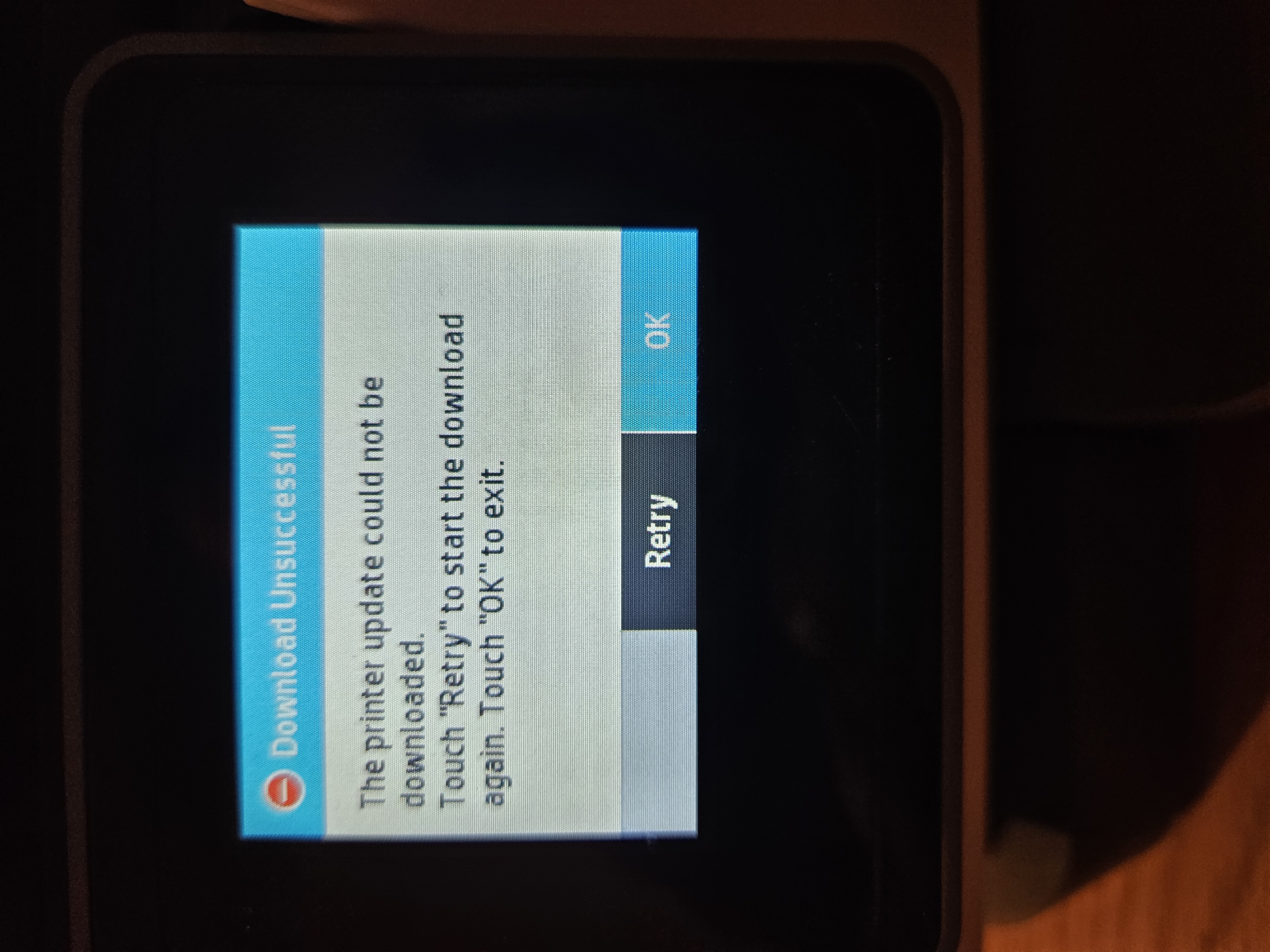 my printer is contantly trying to download an update and it ... - HP ...