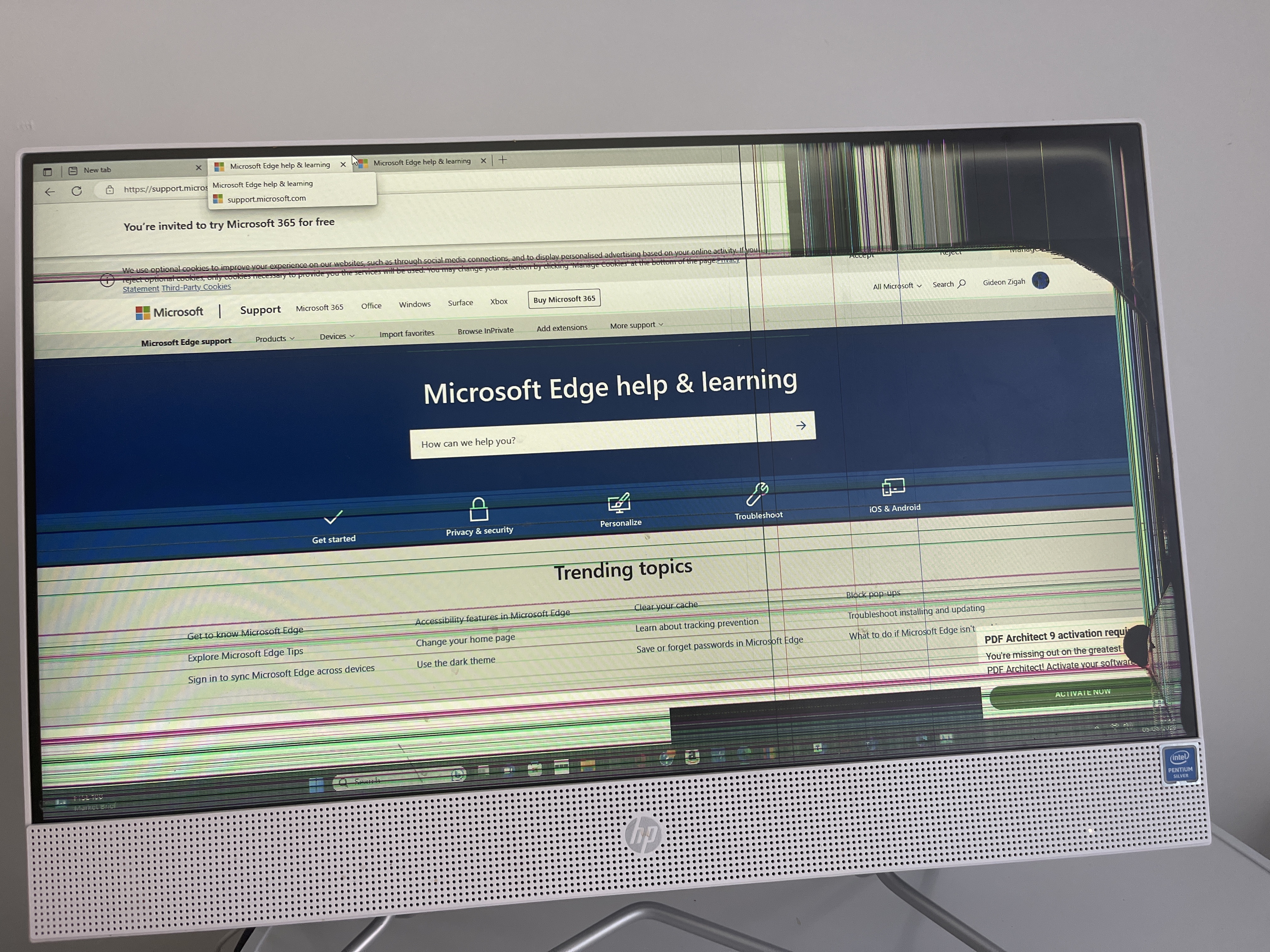 HP all in one computer is broken - HP Support Community - 8703415