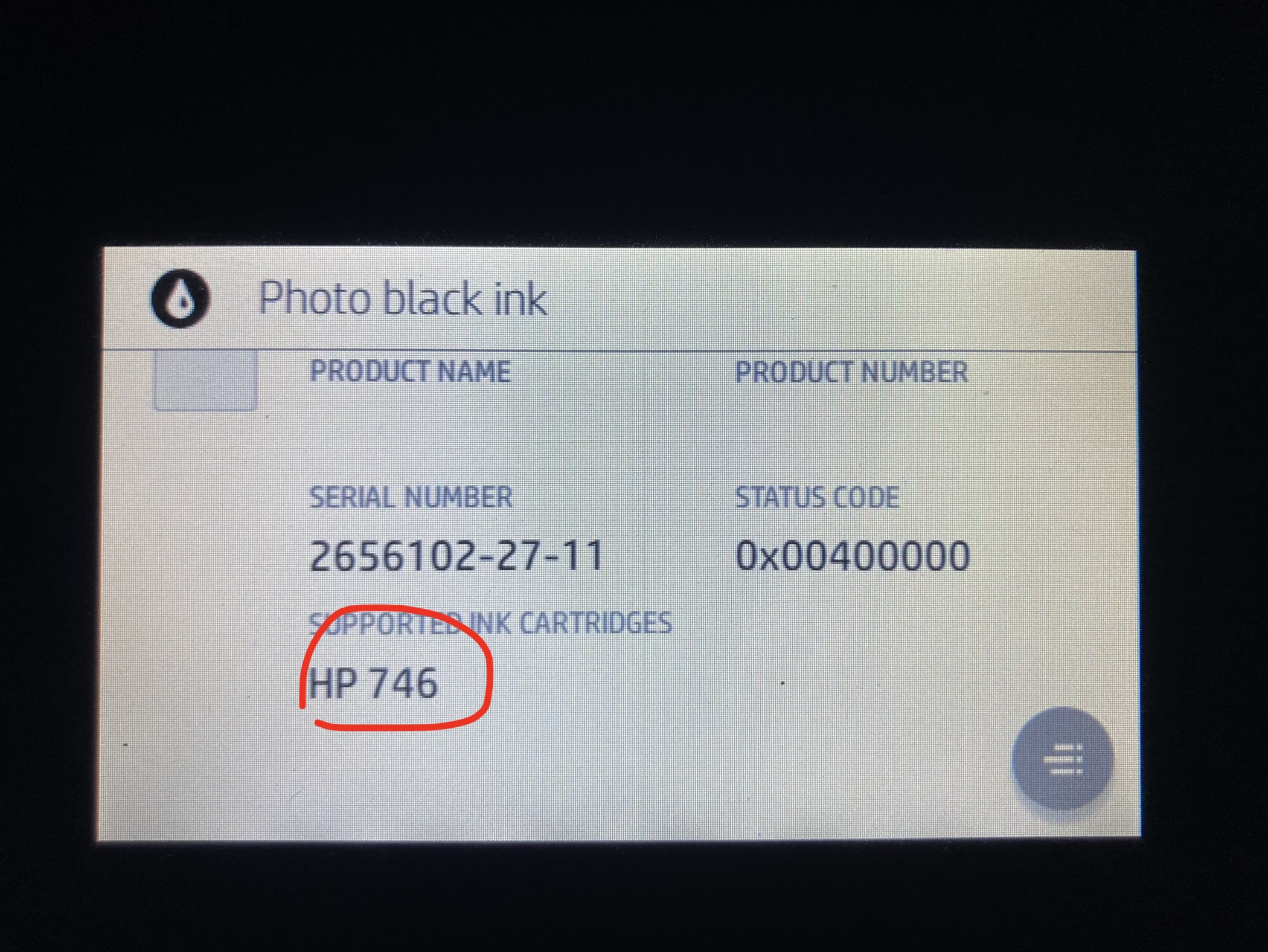 746B ink cartridges produce region error codes HP Support Community