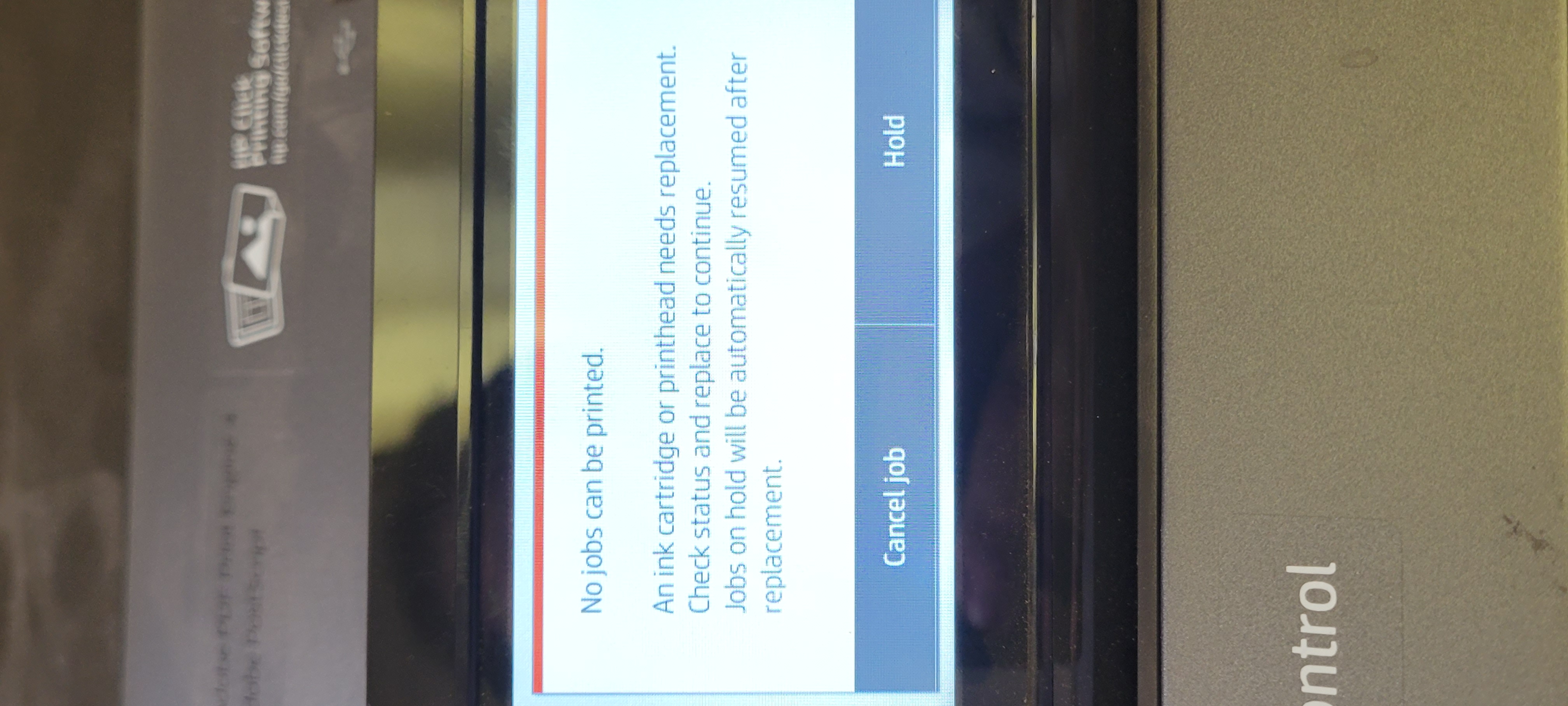 Z9+ Carriage replacement, line sensor failure - HP Support