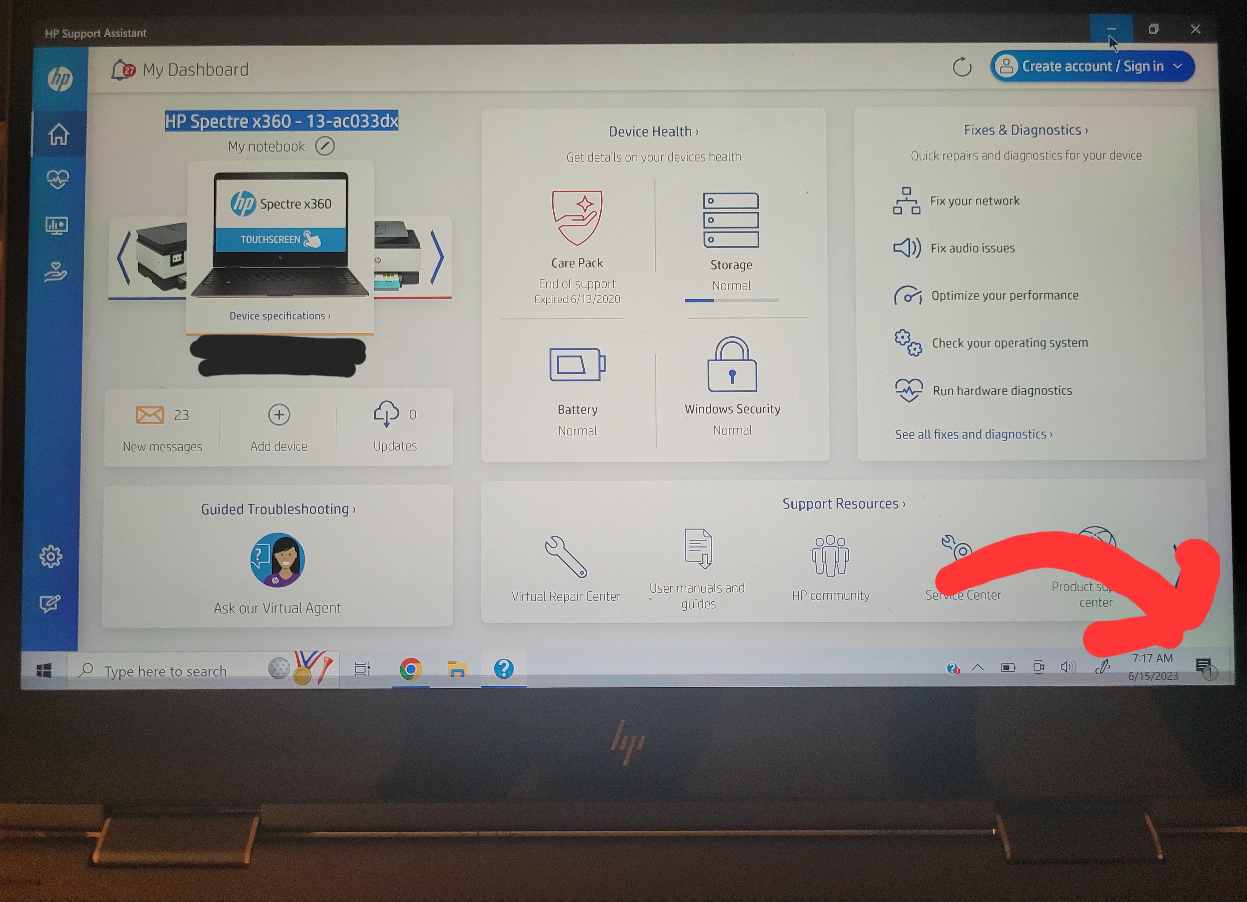 Grey pixels horizontal of laptop screen, growing higher ever... - HP ...